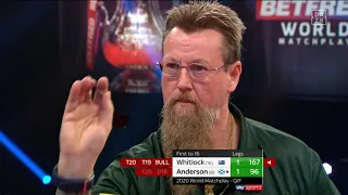 PDC World Matchplay 2020 | QF | Whitlock - Anderson