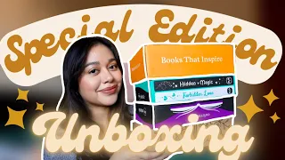 Unboxing Special Edition Books! 🌟 | Subscription Book Boxes & Rating