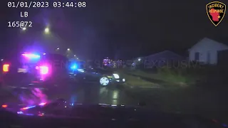 Dash Cam: Greenfield Police First Pursuit of 2023