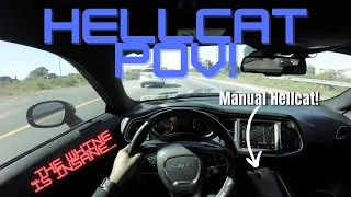 Widebody Hellcat POV in NYC! This whine 🥵 is insane...😳🤯