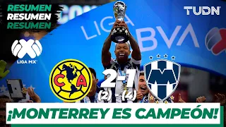 Resumen y goles | América 2 (2) - (4) 1 Monterrey | Final Vuelta - Liga MX  AP 19 | TUDN