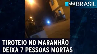 Noite de tiroteios em São Luís (MA) deixa sete pessoas mortas | SBT Brasil (22/10/21)