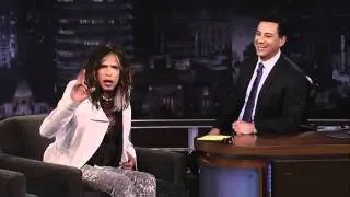 Steven Tyler on Jimmy Kimmel Live PART 1