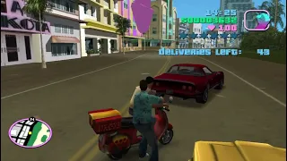 Gta Vice City | Road Kill | Pizza Delivery Man