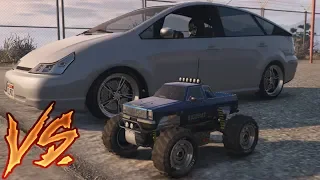 GTA 5 - Drag Race - RC Bandito vs Prius (Dilettante)