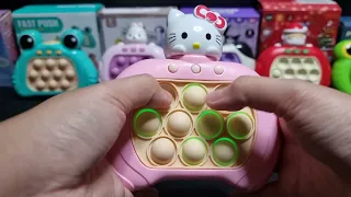 Hello Kitty Toys | 3 Minutes Satisfying with Playing Hello Kitty Push Pop It Game Fidget Toy ASMR