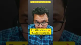 Top 5 MBA Specialization in India 🔥 | MBA kis Field Mai Kare? | By Sunil Adhikari #shorts