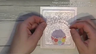 AlinaCraft DT Project Tutorial and COMPETITION!-- Birthday Card #alinacutle #aliexpress