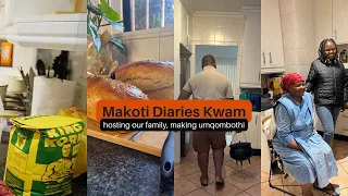 Makoti Diary Vlog | Our family came to see the house, and we made umqombothi, Makoti in the Suburbs