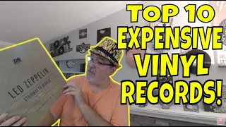 MY TOP 10 MOST EXPENSIVE RECORDS! | VINYL COMMUNITY