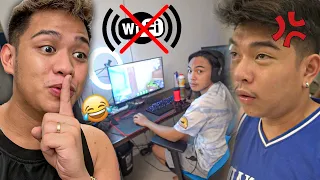 PUTULAN NG WIFI ANG BG HOUSE!! *PRANK* | Away-away na!