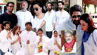 Celebrities At Bollywood Actor Rituraj Singh Last Rites | Arshad Warsi, Bhagyashree, Pavan Malhotra