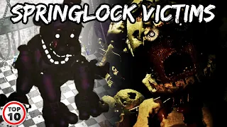 Top 10 Scary FNAF Springlock Victims