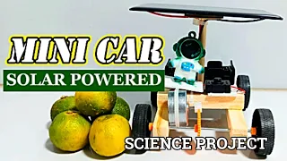 DIY Solar Power Mini Car | Making a SOLAR POWERED CAR | Solar Car Model Experiment Science Project