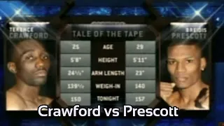 FULL Fight : Terence Crawford vs Breidis Prescott   March 30 2013 Buds Breakout fight