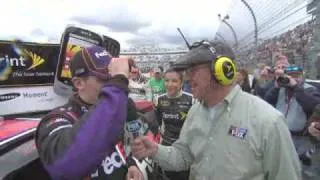 2010 Goody's Fast Pain Relief 500 - Denny Hamlin In Victory Lane