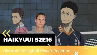 Olympic Volleyball Player Reacts to Haikyuu!! S2E16: "Next"