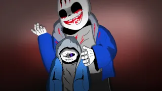 Dust!Sans vs Insanity!Sans Animation ( part 2) (Phase 2.5)