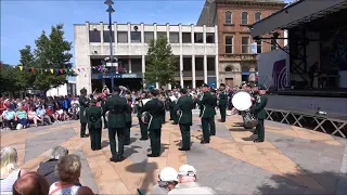 Royal Irish regimental band arm forces day Coleraine 2018