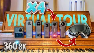 Insta360 X4 Good For Virtual Tour? A Fair Comparison in 8K 360° for Vision Pro & Quest 3