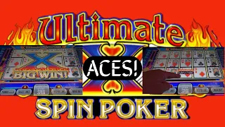 Video Poker Ultimate X Spin Poker/ACES for the Big Win!