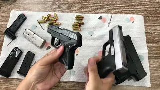 เปรียบเทียบปืนพกซ่อน lcp2 , kahr pm9,sig p365  ccw comparison