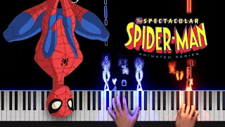 Spectacular Spider-Man - Opening Theme Song - Piano tutorial