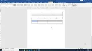 Додавання таблиць у програмі Word