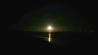 Tonight's Atlas 5 Rocket Night Launch Over the Ocean in Cape Canaveral, Florida