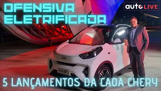 Tiggo 8 Pro Plug-in Hybrid e mais 4 eletrificados da Caoa Chery