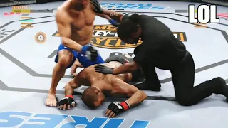 REALISTIC KNOCKOUTS COMPILATION | UFC 4 lol