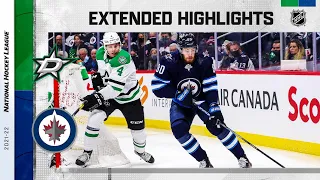 Dallas Stars vs Winnipeg Jets Nov 2, 2021 HIGHLIGHTS