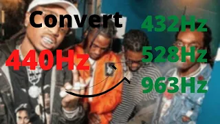 How to Convert your Music to any Frequency/ Upload on Computer (best method)