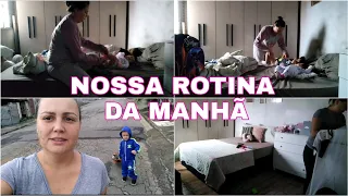 ROTINA DA MANHÃ | ROTINA COM AS CRIANÇAS |  NOSSA ROTINA