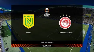 Nantes vs Olympiacos | Stade de Beaujoire | 2022-23 UEFA Europa League | PES 2021