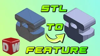 SolidWorks Magic: Convert multi-face STL to Features with Ease