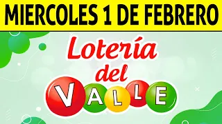 Resultados Lotería del VALLE del Miércoles 1 de Febrero de 2023 | PREMIO MAYOR 😱💰🚨