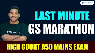 Last Minute GS Marathon for ASO HC Mains Exam | Bibhuti Bhusan Swain | Unacademy Live - OPSC