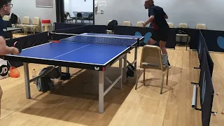 Long Pimples modern defender (chopper)  coaching with new Victas Koji Matsushita ZC - table tennis