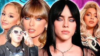 Billie Eilish Vs Taylor Swift | Ariana Grande & Beyonce Banned | Reaction