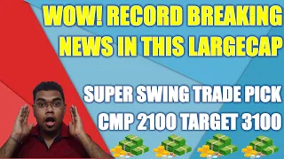 Long term stock with RECORD BREAKING news today | best shares to buy now | swing trading strategies