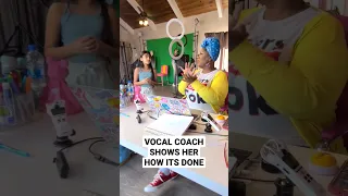 Little Girl has a HUGE voice w/ Vocal Coach