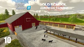 New Old School Cow Barn for Uncle Billy! The White Farm Series Episode 10 (FS22)