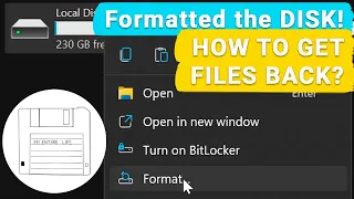 💾 How to Recover Data After Formatting a Hard Disk, USB Drive or a Memory Card 💾