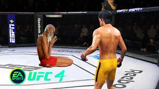 UFC4 Bruce Lee vs Indian Oldman EA Sports UFC 4 PS5