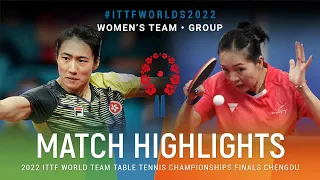 Highlights | Zhu Chengzhu (HKG) vs Jia Nan Yuan (FRA) | WT Grps | #ITTFWorlds2022