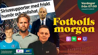 Journalist & supporterperspektivet av Sirius nya supporterkultur | Fotbollsmorgon 22/9