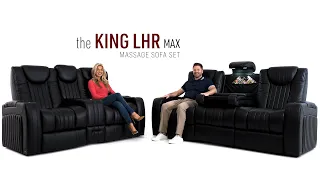 King LHR Max Massage sofa set