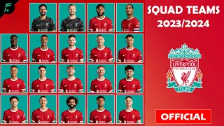 SQUAD TEAMS LIVERPOOL FC - English Premier League Season 2023/2024 | FAN Football