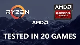 RX 580 and Ryzen tested in 20 games
